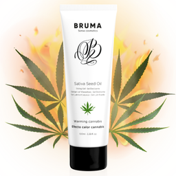 Obsenza - Gel Glissant Réchauffant au Cannabis BRUMA pour Moments Intimes - 100ml - Image 1
