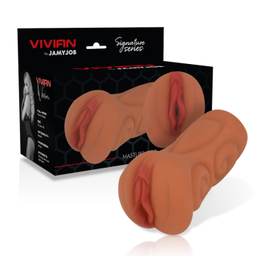 Obsenza - Masturbatore Vagina Vivian Jamyjob Signature per un Piacere Realistico e Intenso - Image 1