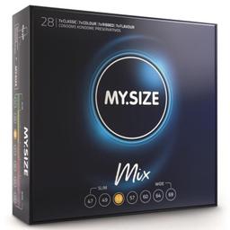 Obsenza - My Size Mix Condoms 53mm 28 Units - Assorted Flavors &amp; Fits - Image 1