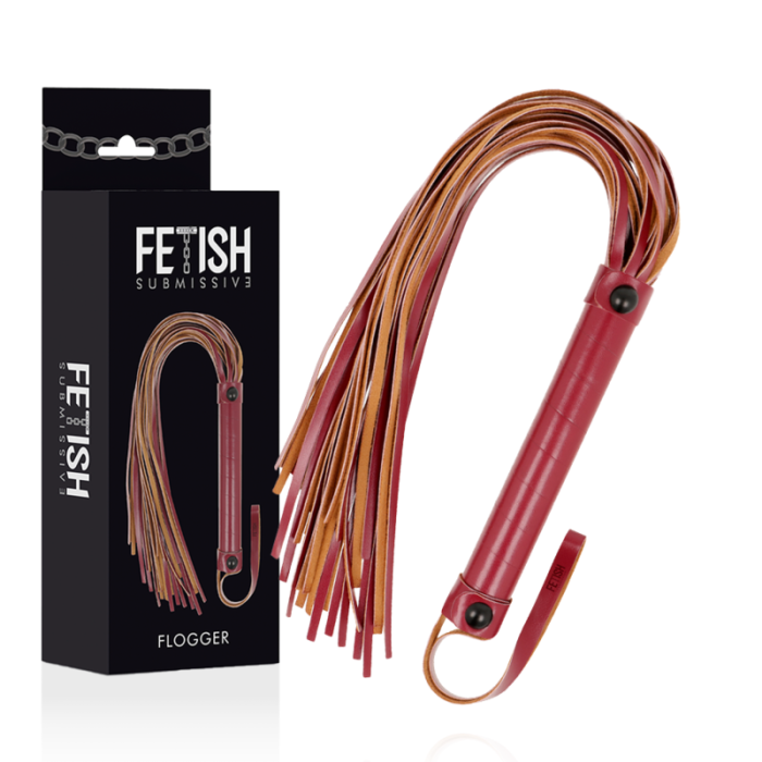 Obsenza - Flogger in Pelle Vegana Fetish Submissive per Giochi BDSM - Image 1