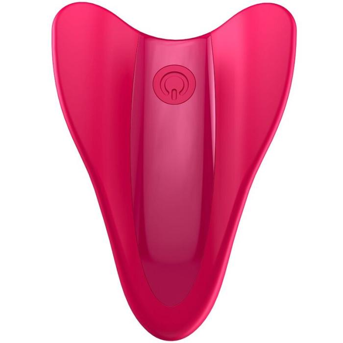 Obsenza - SATISFYER High Fly Fingervibrator Fuchsia – Innovativer Klitoral- und Erotikvibrator - Fuchsie - Image 1