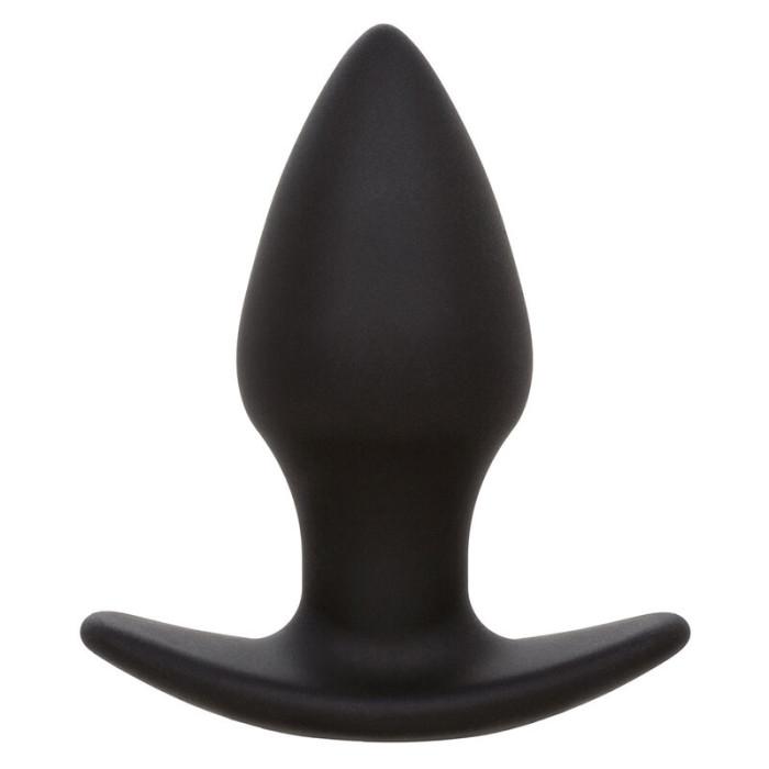Obsenza - Calexotics Rock Bottom Perfect Anal Plug con 10 Vibrazioni Silicone - Nero - Image 1