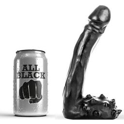 Obsenza - Dildo Realístico 19 cm All Black para Prazer Autêntico - Preto - Image 1