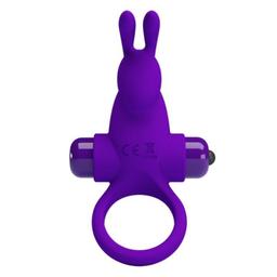 Obsenza - Pretty Love Vibrator Ring I Rabbit for Enhanced Pleasure - Purple - Image 1
