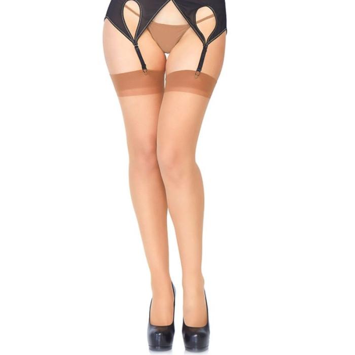 Obsenza - Elegant Sheer Stockings by Leg Avenue for a Seductive Look - OS - Image 1