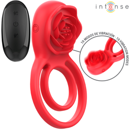 Obsenza - Stimulateur Gail Rose 10 Vibrations avec Télécommande pour Plaisir Raffiné - Rouge - Image 1