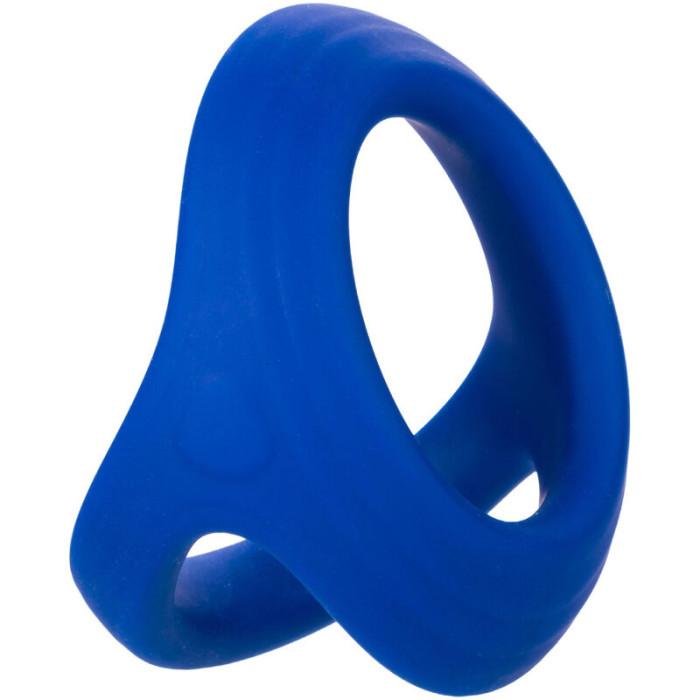 Obsenza - Anneau Double pour Plaisir Optimal – Admiral Cock & Ball de CALEXOTICS - Bleu - Image 1
