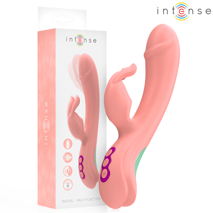 Obsenza - Vibrador Rabbit Rachel con 5 Modos de Vibración y Modo Oscilante - Rosa - Image 1