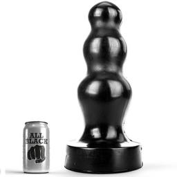 Obsenza - Fiche Anal Grande 38 cm - Plug Hypoallergénique ALL BLACK - Noir - Image 1