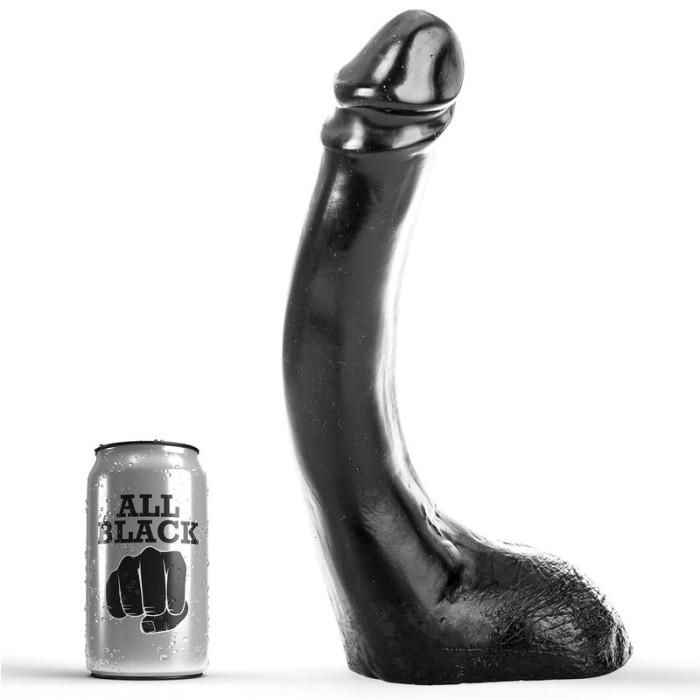 Obsenza - Dildo Fisting 29 cm con Realistico Scroto e Palline - Nero - Image 3