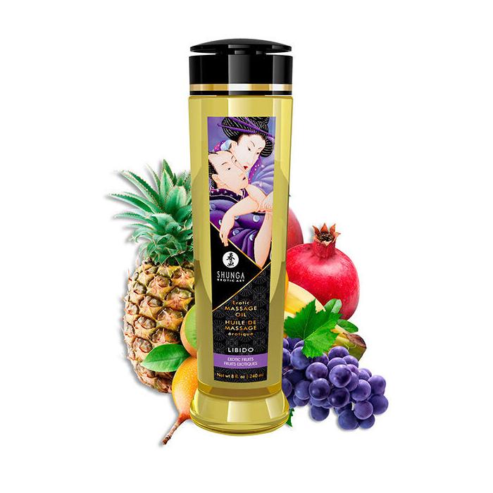 Obsenza - Olio Massaggi Erotico per Libido con Aromi Esotici by SHUNGA - 240ml - Image 1