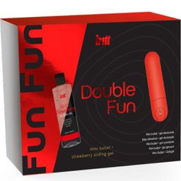 Obsenza - Kit Duplo Fun com Bala Vibratória e Gel de Massagem Morango - Image 1