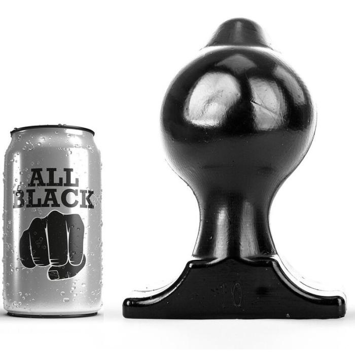 Obsenza - Buttplug All Black 17,5 cm - Plaisir et Confort Assurés - Noir - Image 1