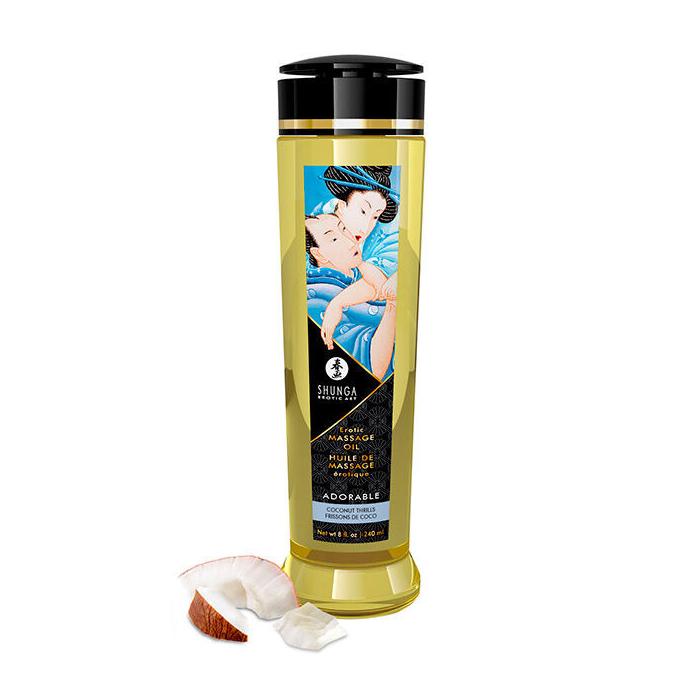 Obsenza - Óleo de Massagem Erótica Oriental Shunga com Aroma de Coconut Emotions - 240ml - Image 1
