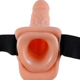 Obsenza - Arnês Ajustável com Controle Remoto para Pênis Realista de 17,8 cm - Image 1