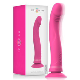Obsenza - Vibrador Dildo Michelangelo con Vibraciones Potentes y Base de Succión - Rosa - Image 1
