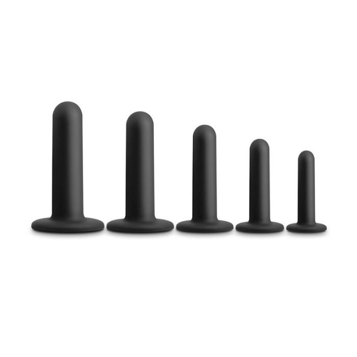 Obsenza - Set di Dilatatori Renegade in Silicone per Intimità e Salute Sessuale - Nero - Image 1