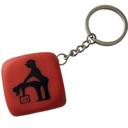 Obsenza - Chaveiro Dados com Poses para Aventuras Íntimas - DIVERTY SEX - Vermelho - Image 1