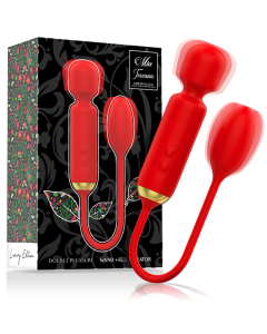 Obsenza - Toscana Double Pleasure Wand with Vibrating Egg for Ultimate Intimacy - Image 1