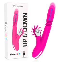 Obsenza - Diversia Bunny Up &amp; Down 24cm Vibrator for Intense Clitoral Stimulation - Image 1