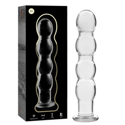 Obsenza - Nebula Series Ibiza Modell 10 Borosilikatglas Dildo Klar - Image 1