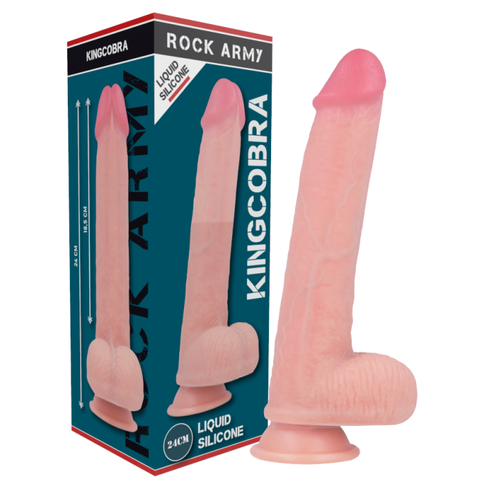Obsenza - ROCKARMY Liquid Silicone Premium Kingcobra Realistischer 24 cm - Image 1