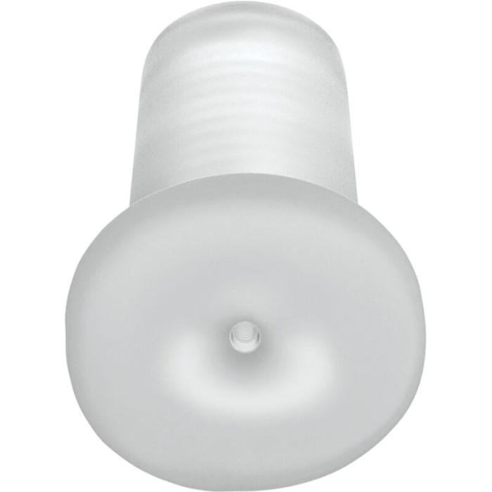 Obsenza - Masturbador Masculino Slide & Glide de Silicona Transparente para Placer Orgásmico - Image 1