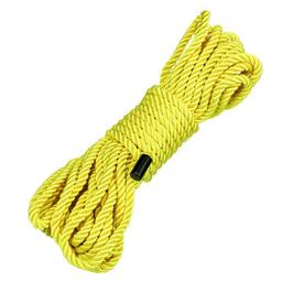 Obsenza - Corda BDSM Boundless 10m Gialla per Coppie e Fantasie Intense - Giallo - Image 1