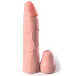 Obsenza - Pipedreams Fantasy X-tensions Elite Manica e Plug Skin per Prestazioni - Beige - Image 1