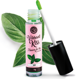 Obsenza - Brilho Labial Vibrante Kiss Menta com Vibrações Estimulantes - Image 1