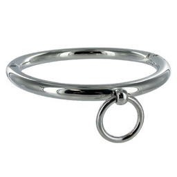 Obsenza - Collana BDSM con Anello Regolabile 18 cm - Metal Hard - Image 1
