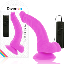 Obsenza - Dildo Vibrante Flessibile Viola 21. - Image 1
