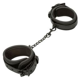 Obsenza - CALEXOTICS Nocturnal Fußfesseln Leder Verstellbar für BDSM &amp; Wellness - Schwarz - Image 1
