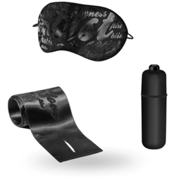 Obsenza - Violet Pleasure Set: Satin Restraints &amp; Vibrating Delight - Image 1