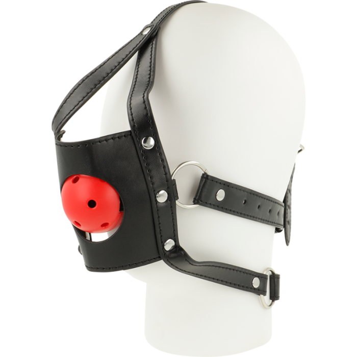 Obsenza - Ohmama Open Mouth Head Harness for Fetish Play - Image 1