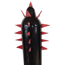 Obsenza - Preservativo decorativo pintado a mano cactus negro xl - Image 1