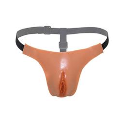 Obsenza - Alter Ego Tanga con Vagina Abierta Ajustable Natural de Hidden Desire - OS - Image 1