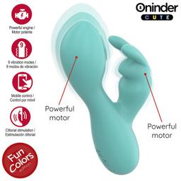 Obsenza - Vibratore Love Bunny G-Spot e Clitoride ONINDER CUTE con App Gratis Mondiale - Image 1