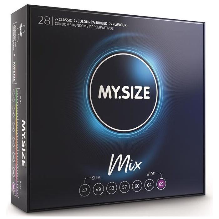 Obsenza - Préservatifs Mix MY SIZE 69 mm - 28 unités pour toutes vos envies - Image 1