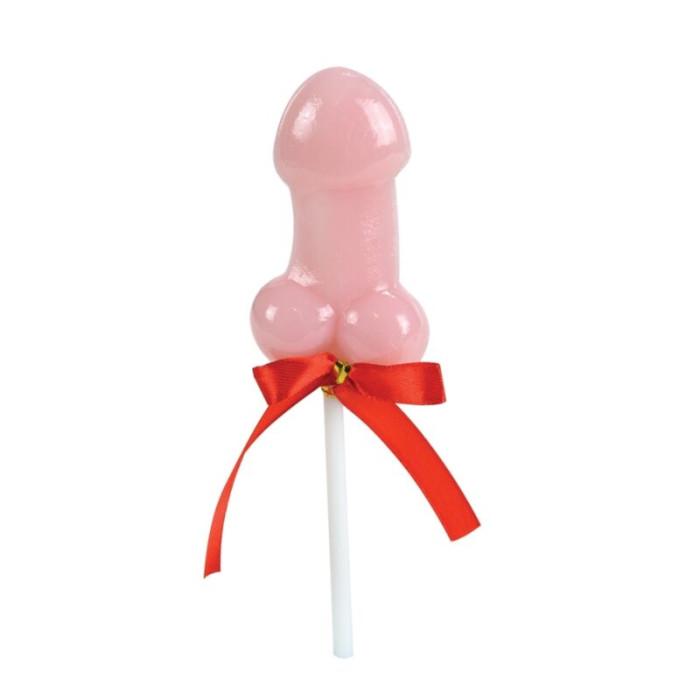 Obsenza - Pirulito Willie Suculento Rosa com Laço Vermelho - Spencer & Fleetwood - Image 1