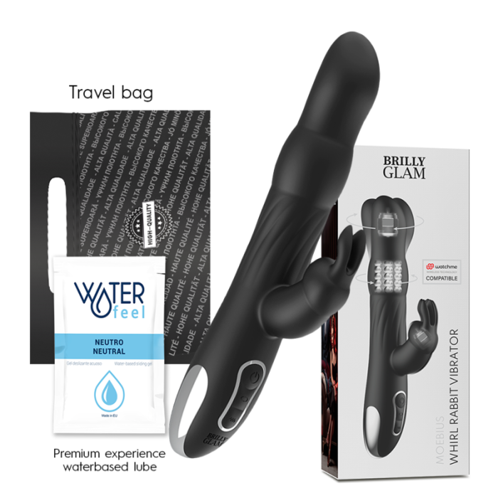 Obsenza - Brilly Glam Moebius Rabbit Vibrator & Rotator mit Watchme Wireless Technologie - Image 1