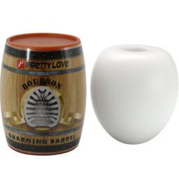 Obsenza - Masturbatore Maschile Bianco D'uovo 2 di PRETTY LOVE per Stimolazione Intensa - Bianco - Image 1