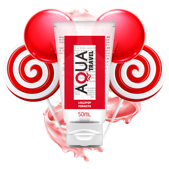 Obsenza - Aqua Travel Lollipop Flavour Water-Based Lubricant for Travel and Pleasure - Image 1