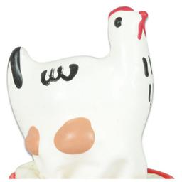 Obsenza - Preservativo decorativo pintado a mano pollo blanco - Image 1