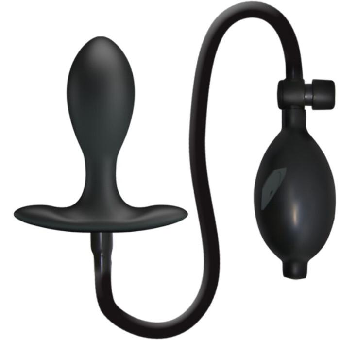 Obsenza - Plug Anal Gonflable Noir – Confort et Plaisir Intense - Noir - Image 1