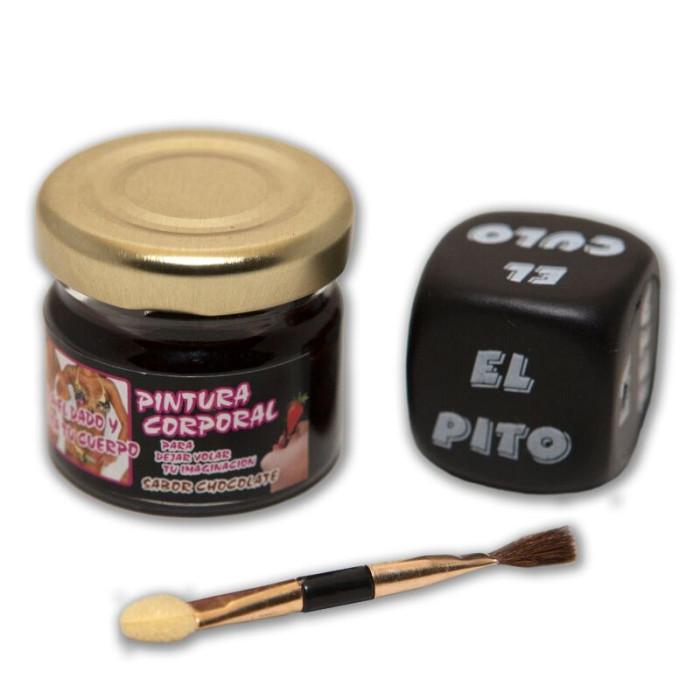 Obsenza - Pintura de Chocolate y Dado para Cuerpo - Juego Erótico Diverty Sex - Image 1