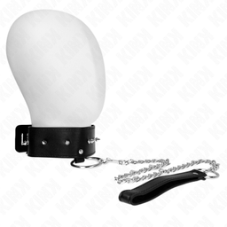 Obsenza&#x20;-&#x20;Collana&#x20;65&#x20;cm&#x20;con&#x20;Guinzaglio&#x20;con&#x20;Borchie&#x20;Argento&#x20;Regolabile&#x20;36-43&#x20;cm&#x20;KINK&#x20;-&#x20;Image&#x20;1