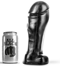Obsenza - Dong 22 cm de Dedo Largo All Black para Prazer Avançado - Preto - Image 1