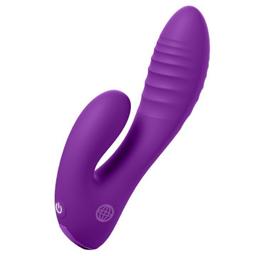 Obsenza - Secret lover vibrador doble punto g y clítoris recargable morado - Image 1