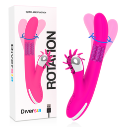 Obsenza - Rotão do Coelho 24 cm - Vibrador Rotador de Alta Potência e Estímulo G-Spot - Image 1